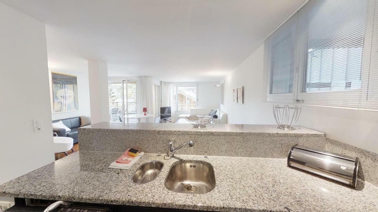 Ferienwohnung Arona 9 St. Moritz Exterior foto